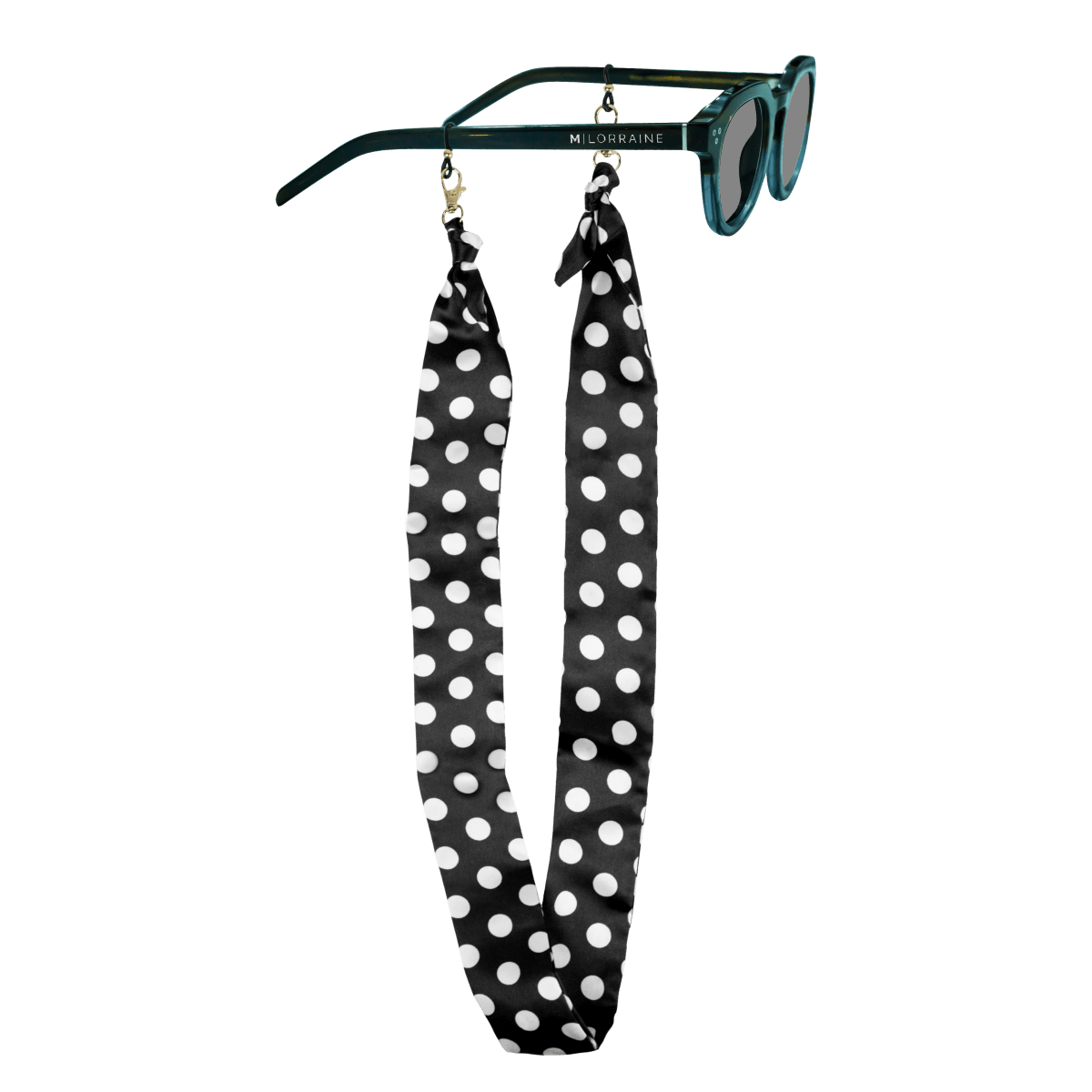 Chaînette Lola à pois - Noir - Drlunettes
