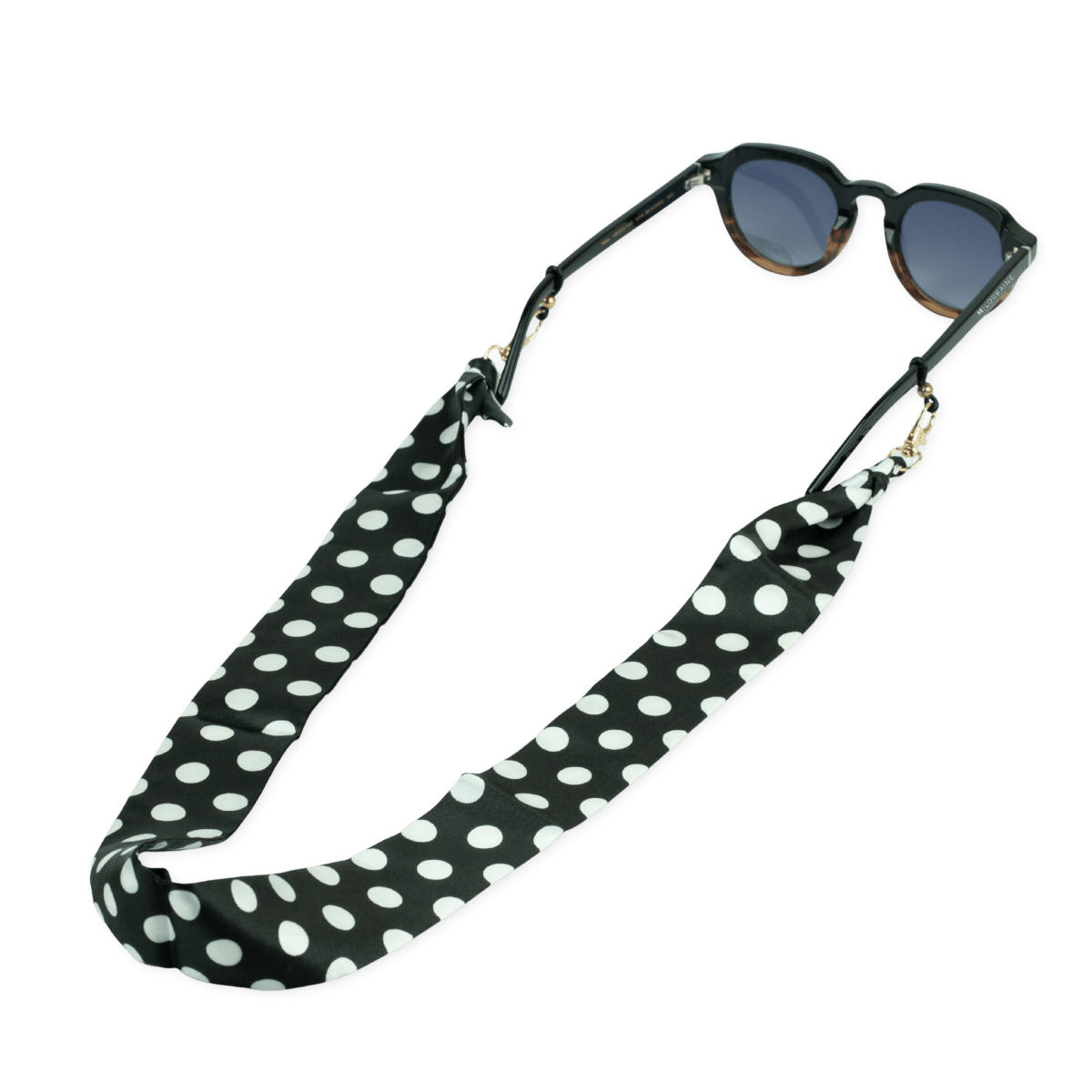 Chaînette Lola à pois - Noir - Drlunettes