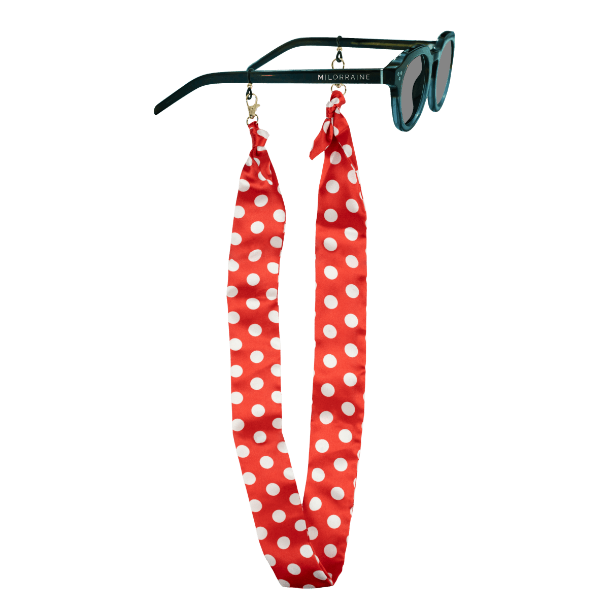 Chaînette Lola à pois - Rouge - Drlunettes