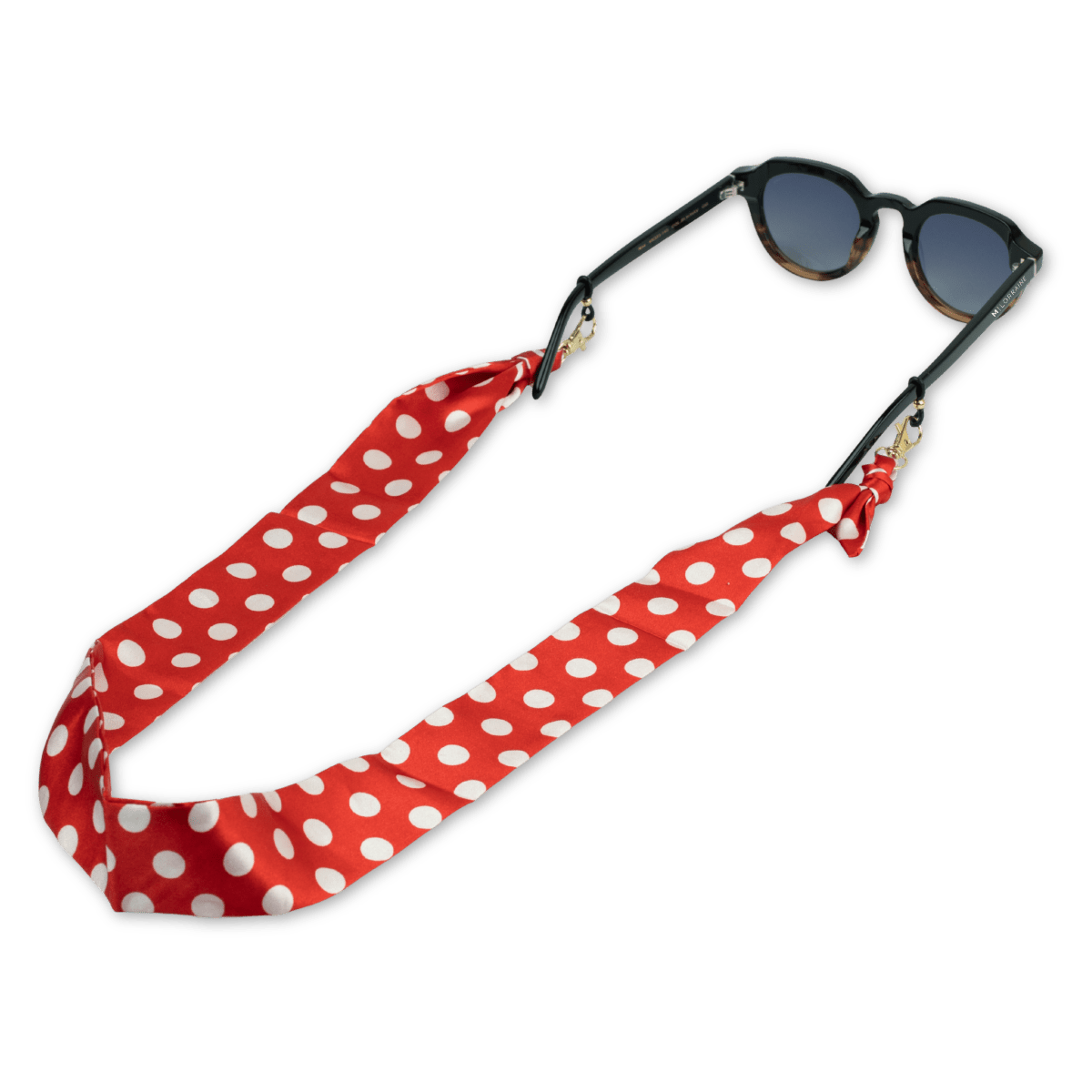 Chaînette Lola à pois - Rouge - Drlunettes