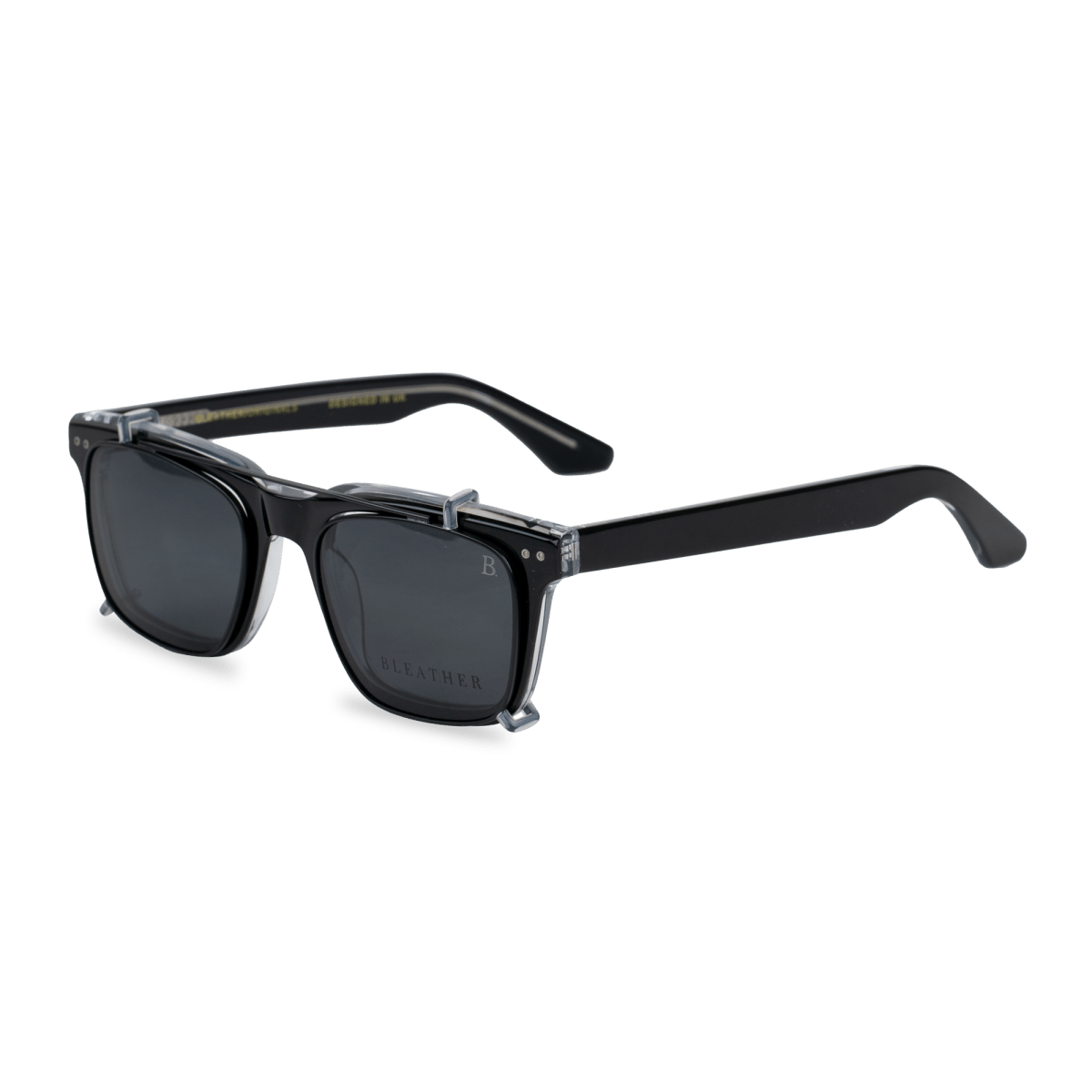 Clips(2en1): Bleather Vintara Noir - Drlunettes