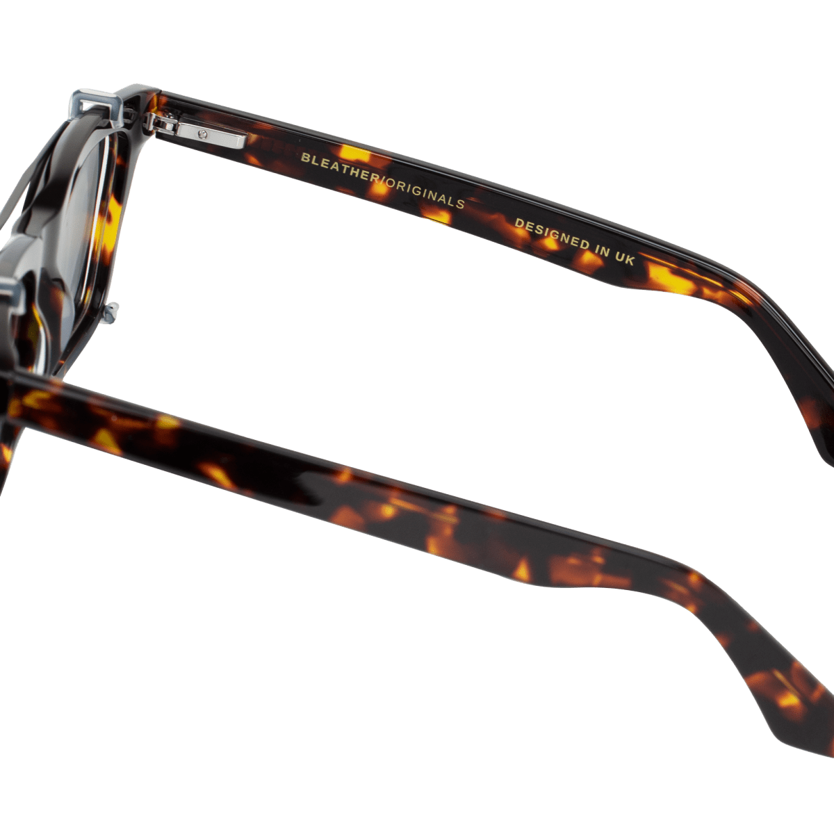 Clips(2en1): Bleather Vintara Noir/Havane - Drlunettes