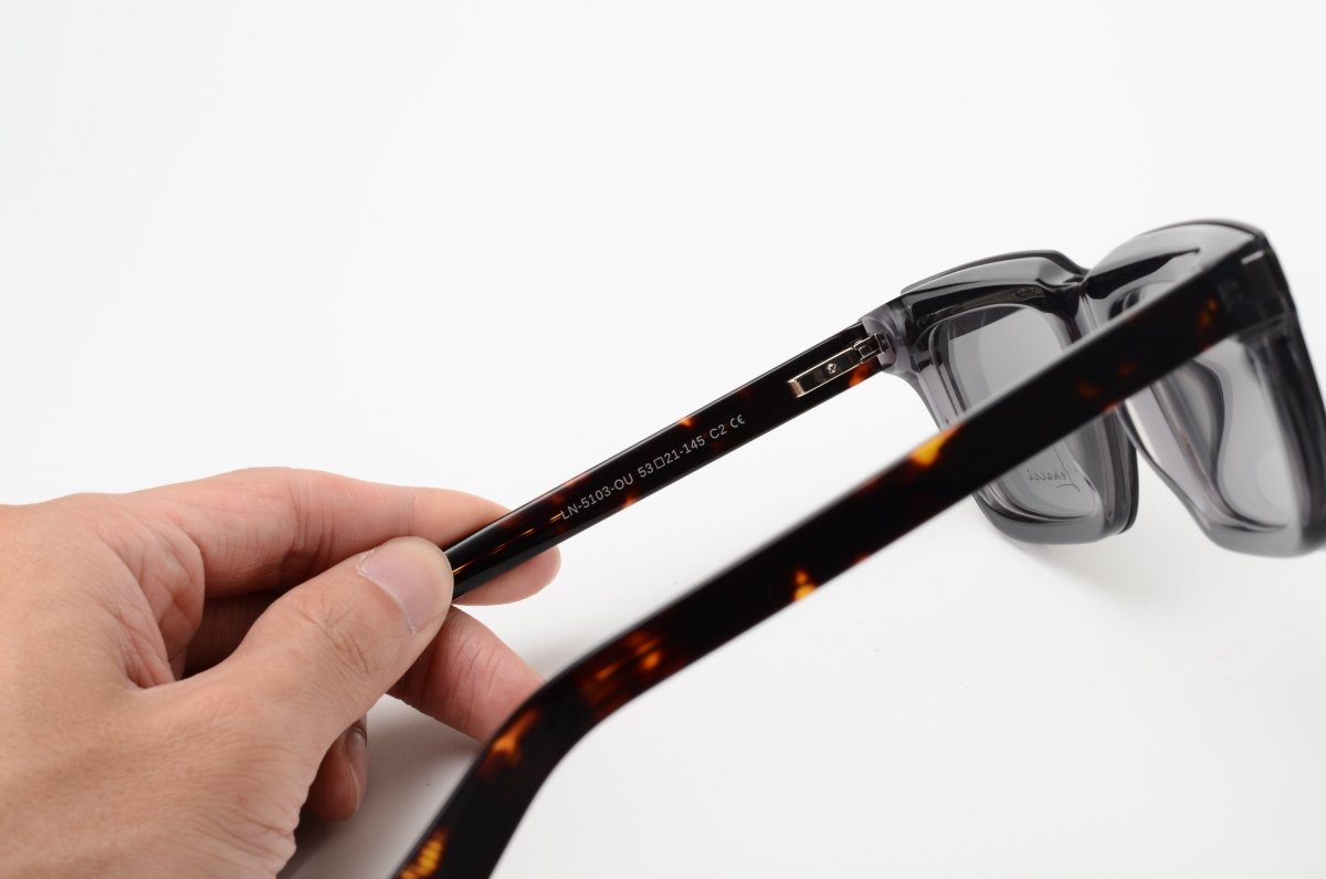 Clips(2en1): Lenacci LN - 5103 C2 Noir/Gris,Havane - Drlunettes