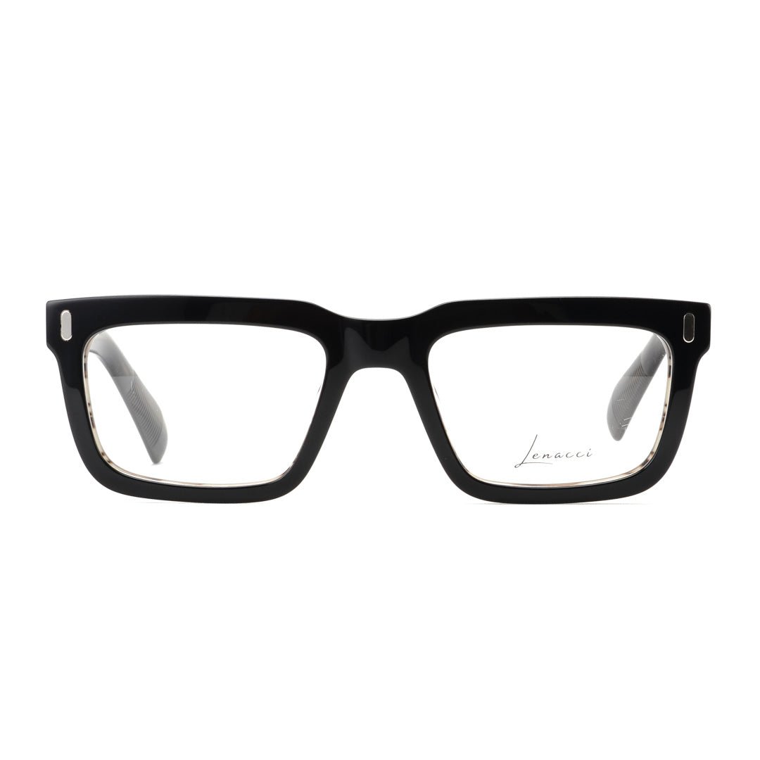Clips(2en1): Lenacci LN - 5103 - OU C8 Noir/Noir griffé - Drlunettes