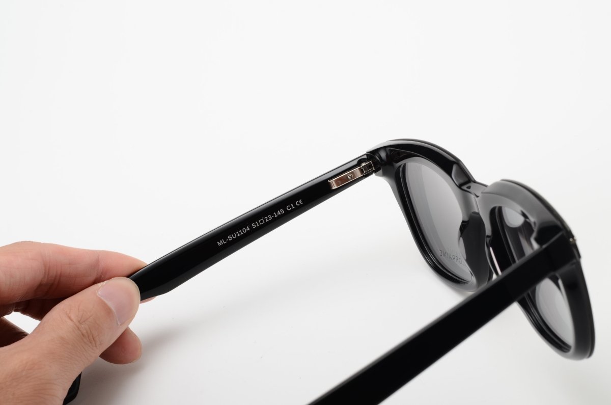 Clips(2en1): Maison Lorraine ML - SU1104 C1 Noir - Drlunettes
