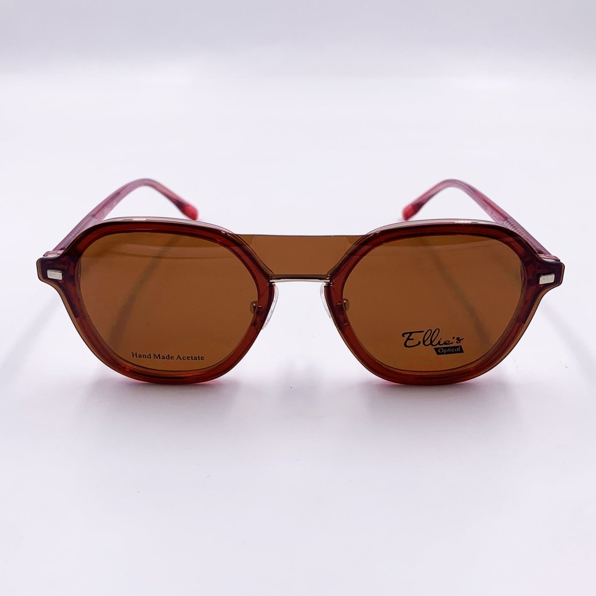 Lunettes à clips Femme: Ellie's 9594 C4 - Mr/Rose trans - Drlunettes