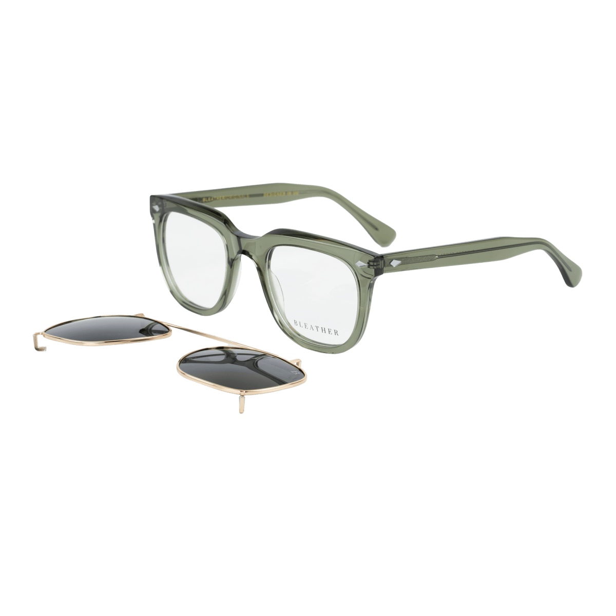 Lunettes à clips unisex: Bleather CYPRESS C4 - Drlunettes