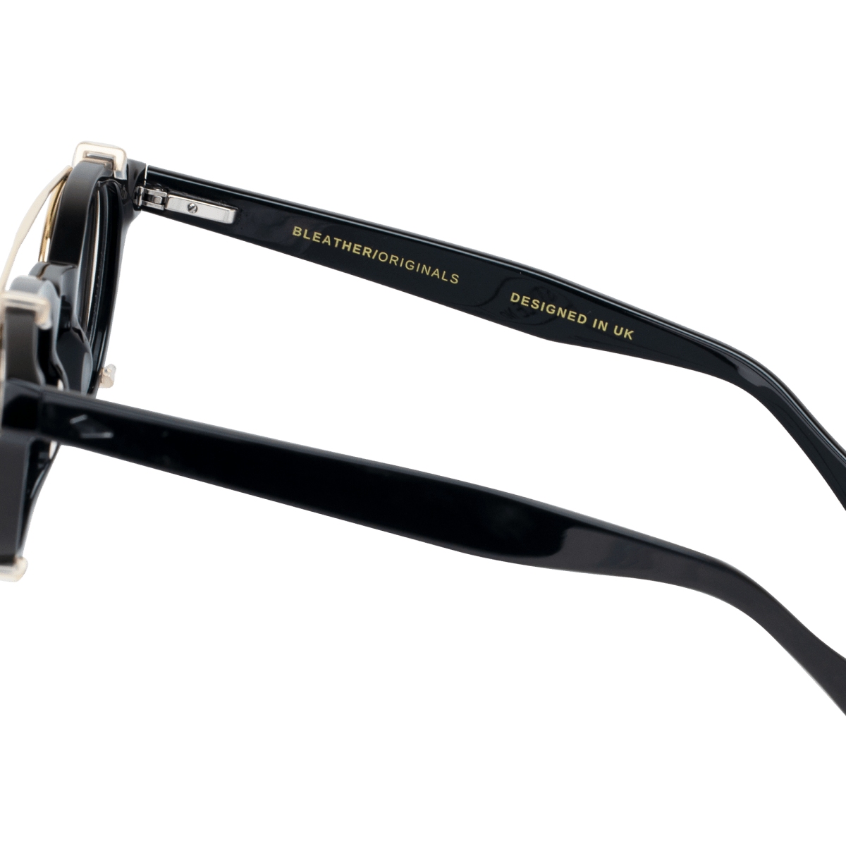 Lunettes à clips unisex: Bleather Eclipse Noir - Drlunettes