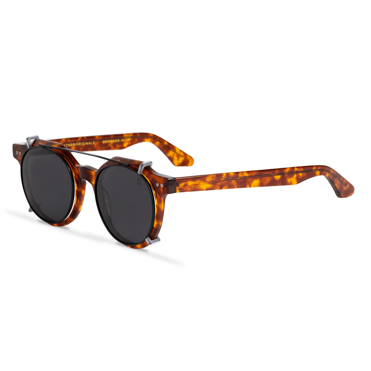 Lunettes à clips unisex: Bleather GINKGO C2 Havane - Drlunettes