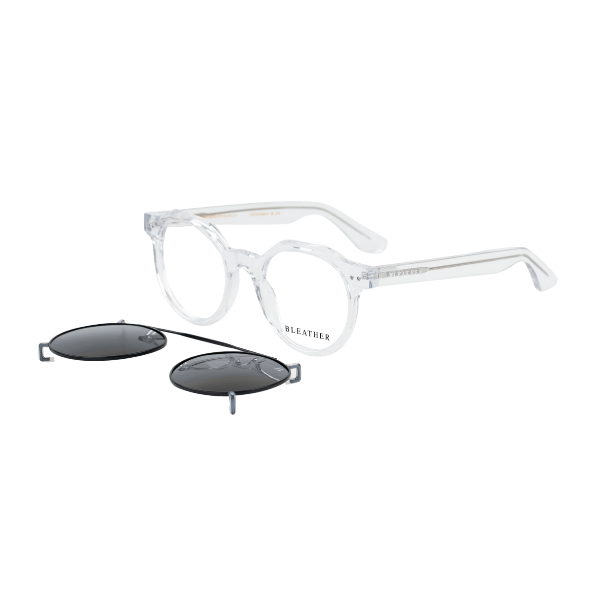 Lunettes à clips unisex: Bleather GINKGO C3 Transparent - Drlunettes