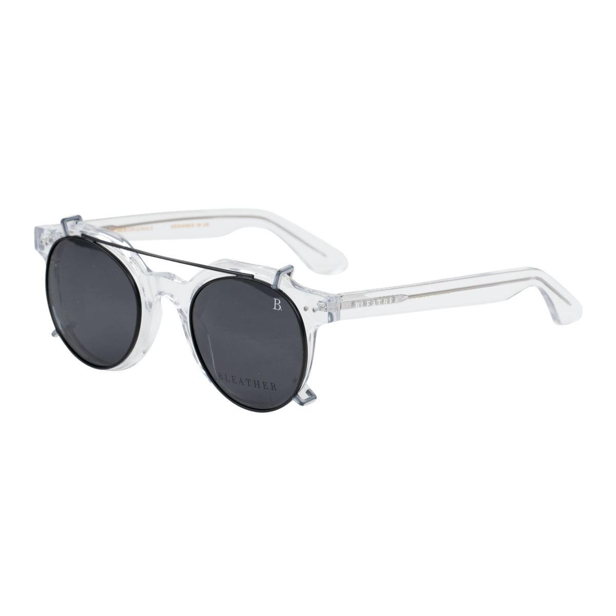 Lunettes à clips unisex: Bleather GINKGO C3 Transparent - Drlunettes