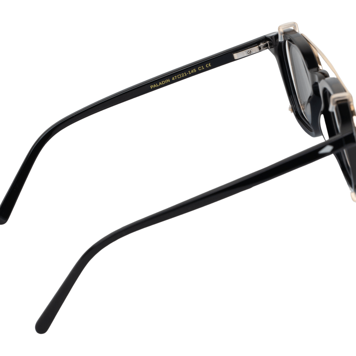 Lunettes à clips unisex: Bleather Paladin Noir - Drlunettes