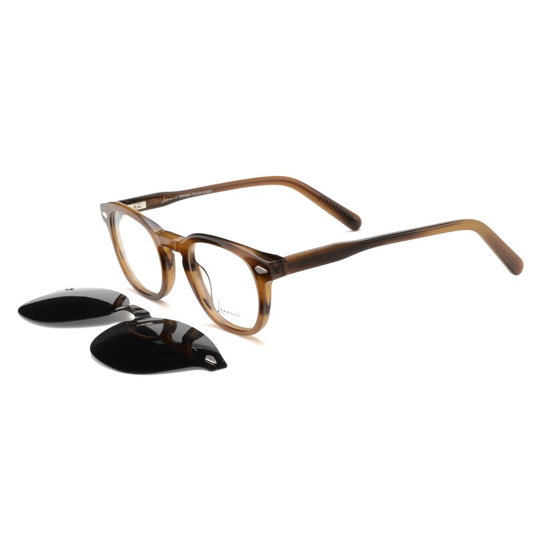 Lunettes à clips unisex: Lenacci LN - 5102 C6 - Drlunettes