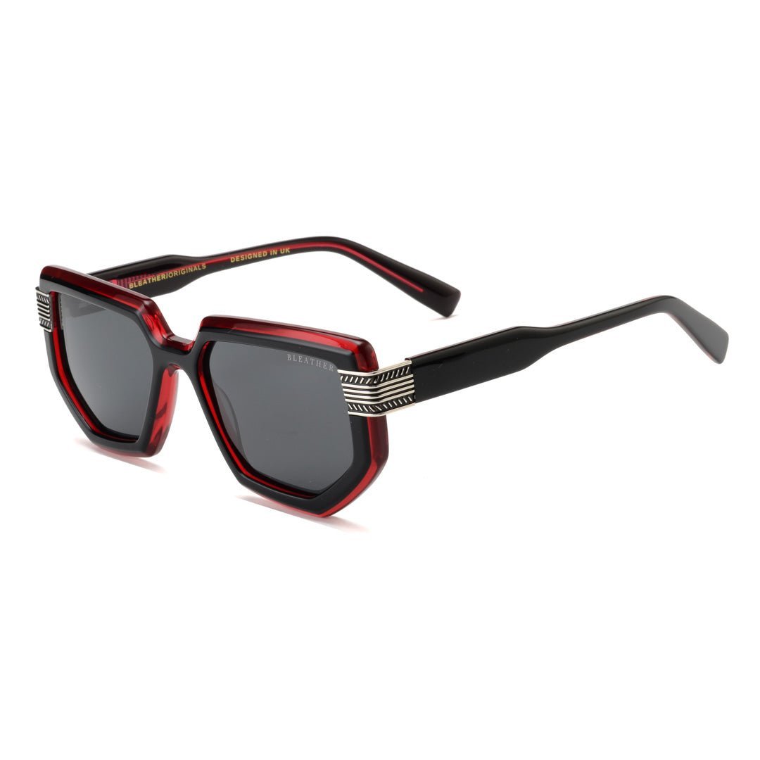 Lunettes de soleil femmes: Bleather Arcane Bordeaux - Drlunettes