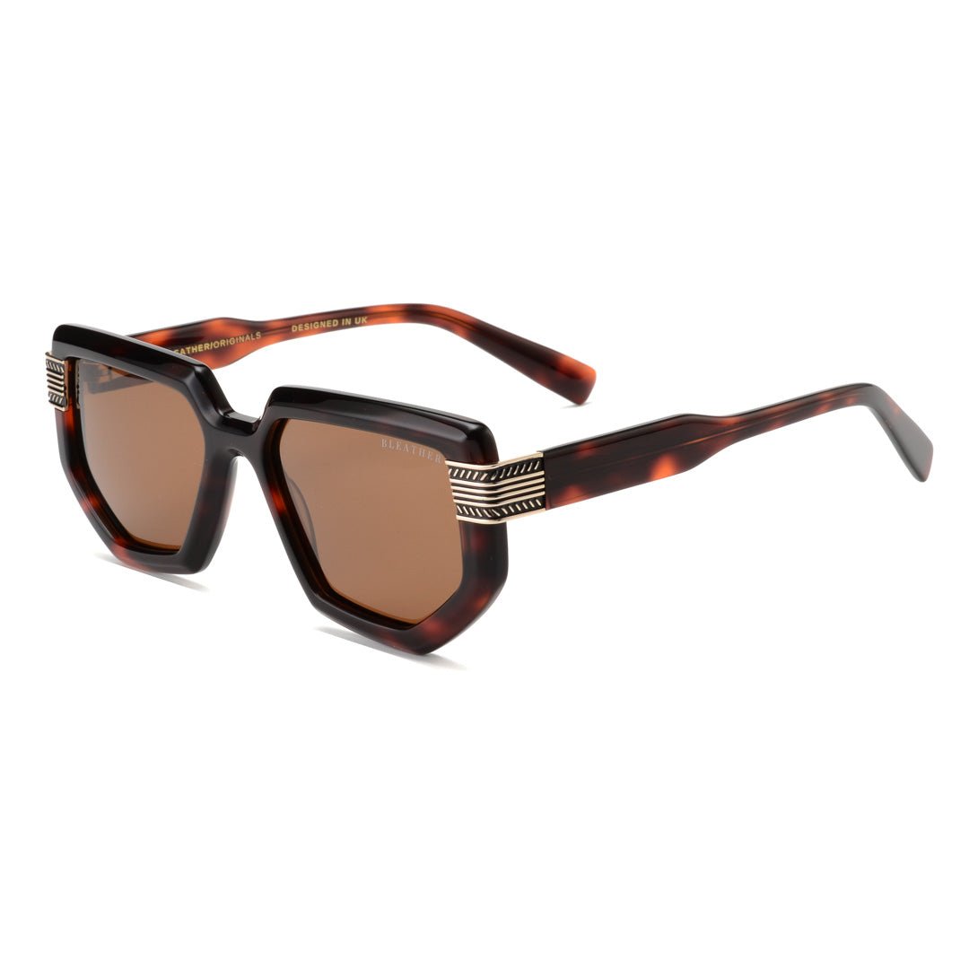 Lunettes de soleil femmes: Bleather Arcane Marron/Havane - Drlunettes