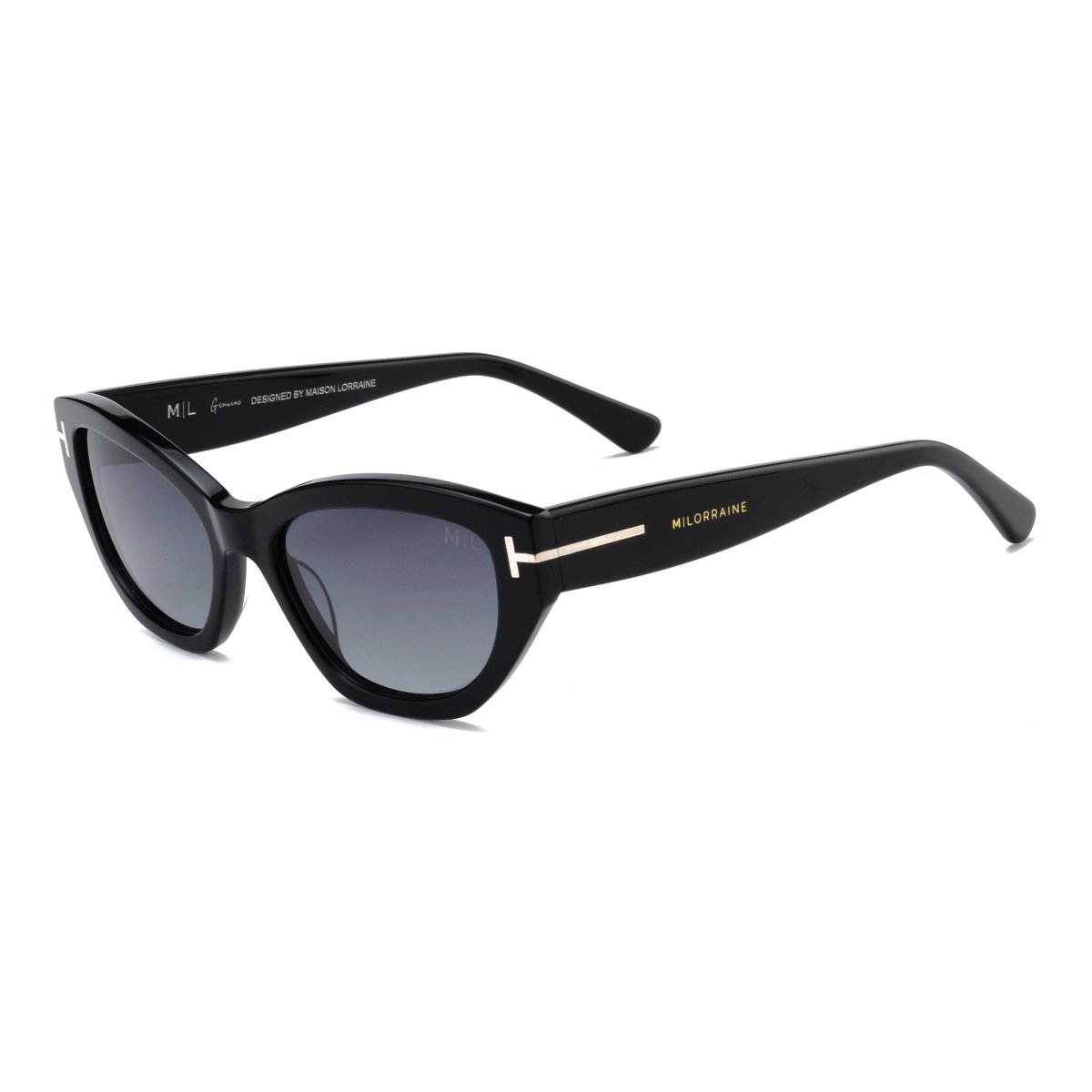 Lunettes de soleil femmes: M.Lorraine Rosetta Noir - Drlunettes
