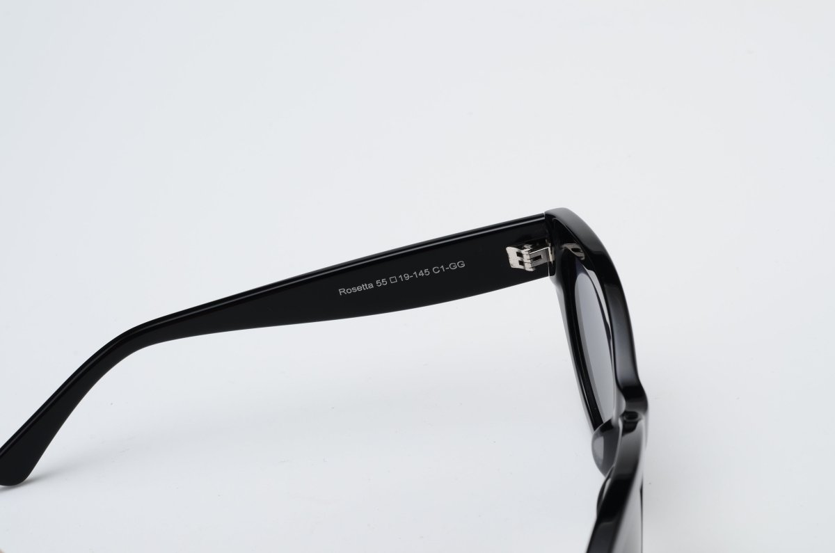 Lunettes de soleil femmes: M.Lorraine Rosetta Noir - Drlunettes