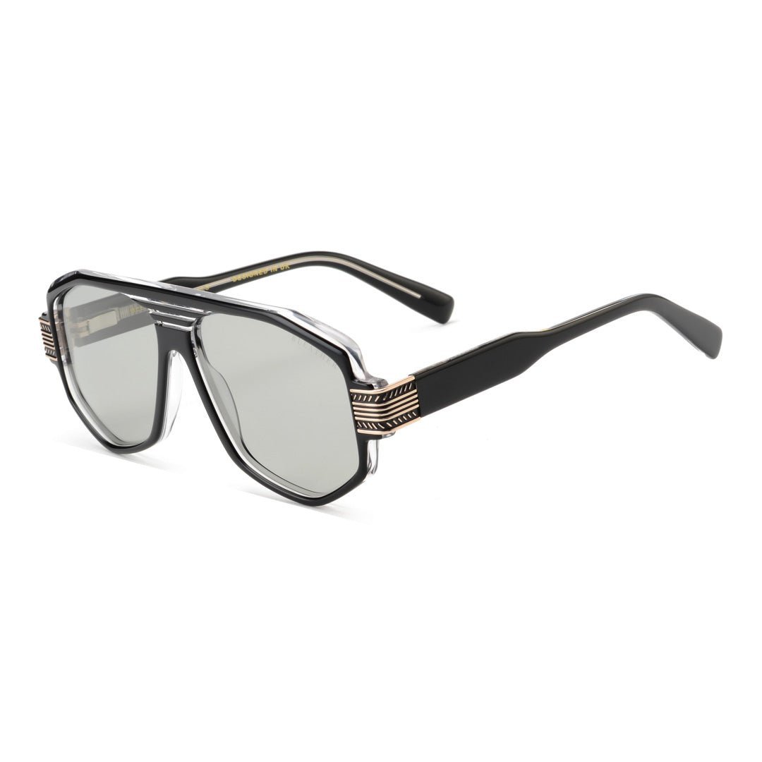 Lunettes de soleil hommes: Bleather Druid Gris - Drlunettes