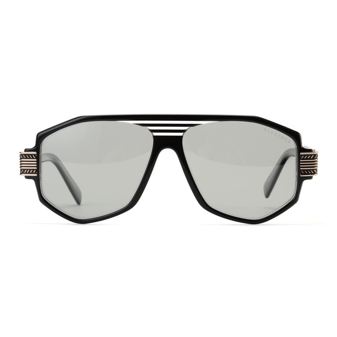 Lunettes de soleil hommes: Bleather Druid Gris - Drlunettes