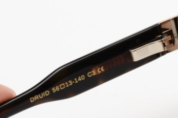 Lunettes de soleil hommes: Bleather Druid Noir - Drlunettes