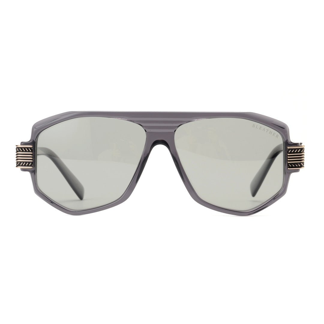 Lunettes de soleil hommes: Bleather Druid Transparent - Drlunettes