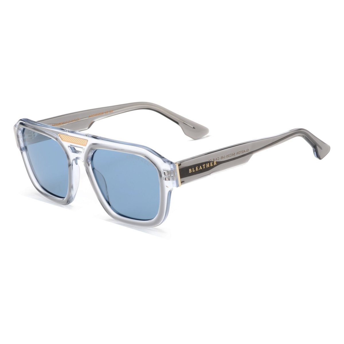 Lunettes de soleil hommes: Bleather Glaston Bleu - Drlunettes