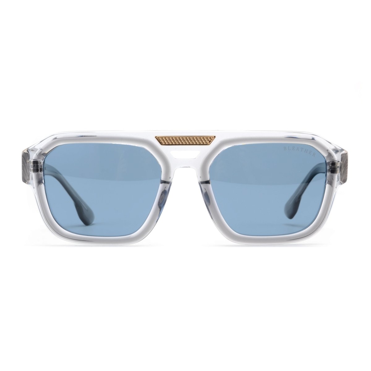 Lunettes de soleil hommes: Bleather Glaston Bleu - Drlunettes