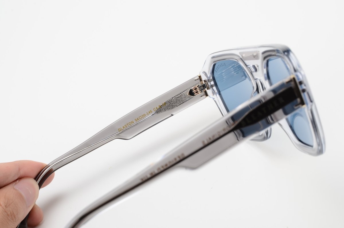 Lunettes de soleil hommes: Bleather Glaston Bleu - Drlunettes