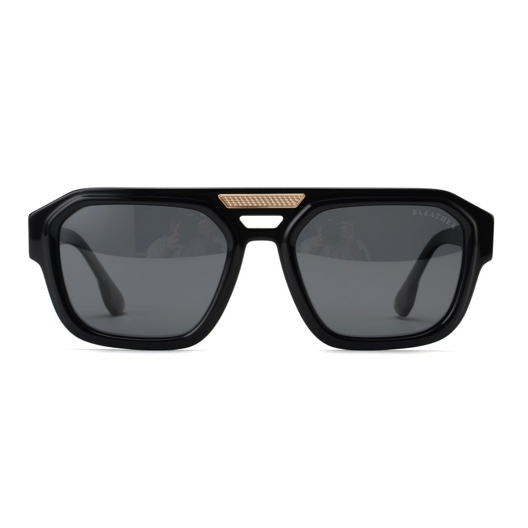 Lunettes de soleil hommes: Bleather Glaston Noir - Drlunettes