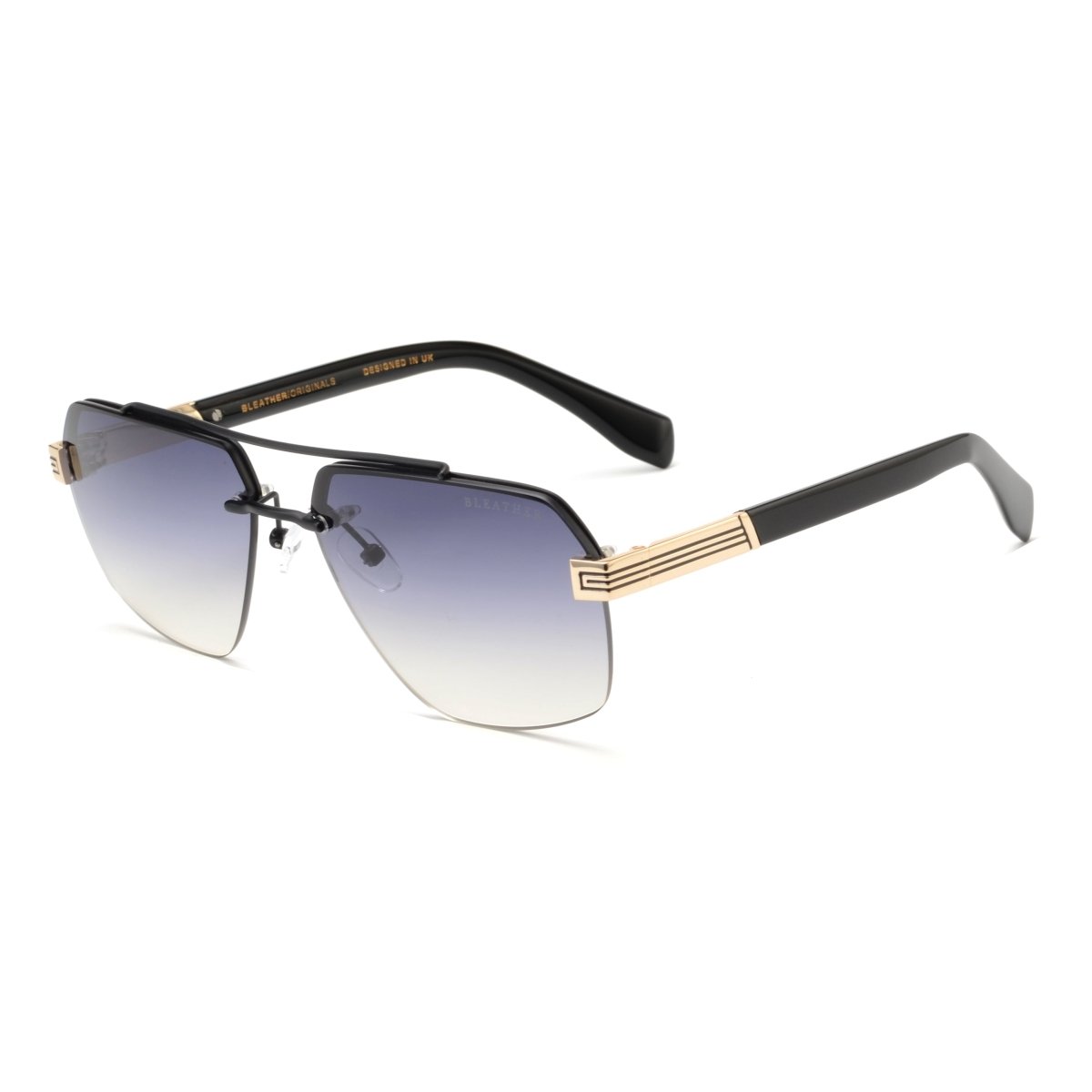 Lunettes de soleil hommes: Bleather Marquis Noir - Drlunettes