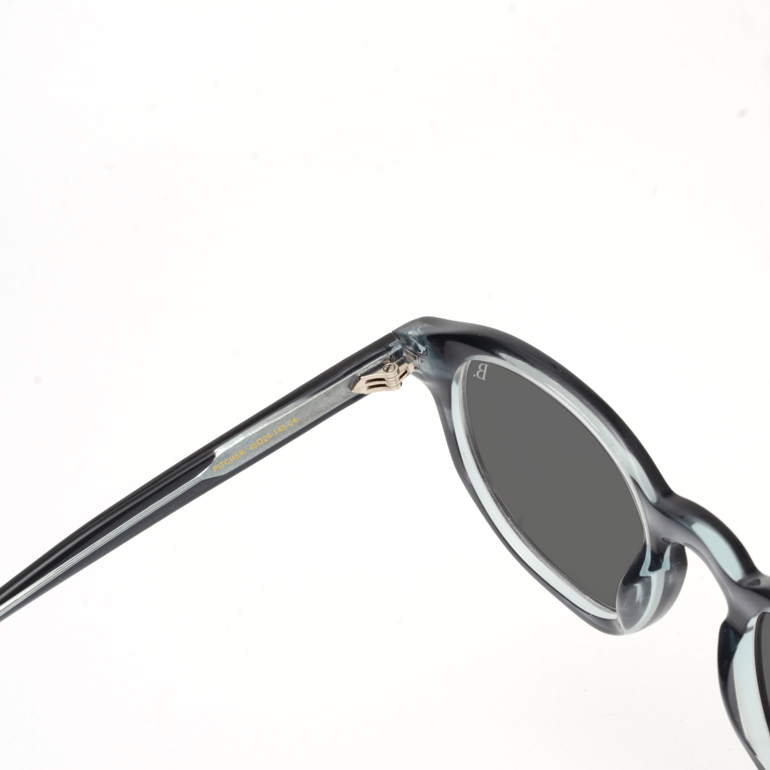 Lunettes de soleil hommes: Bleather PITCHER Noir - Drlunettes