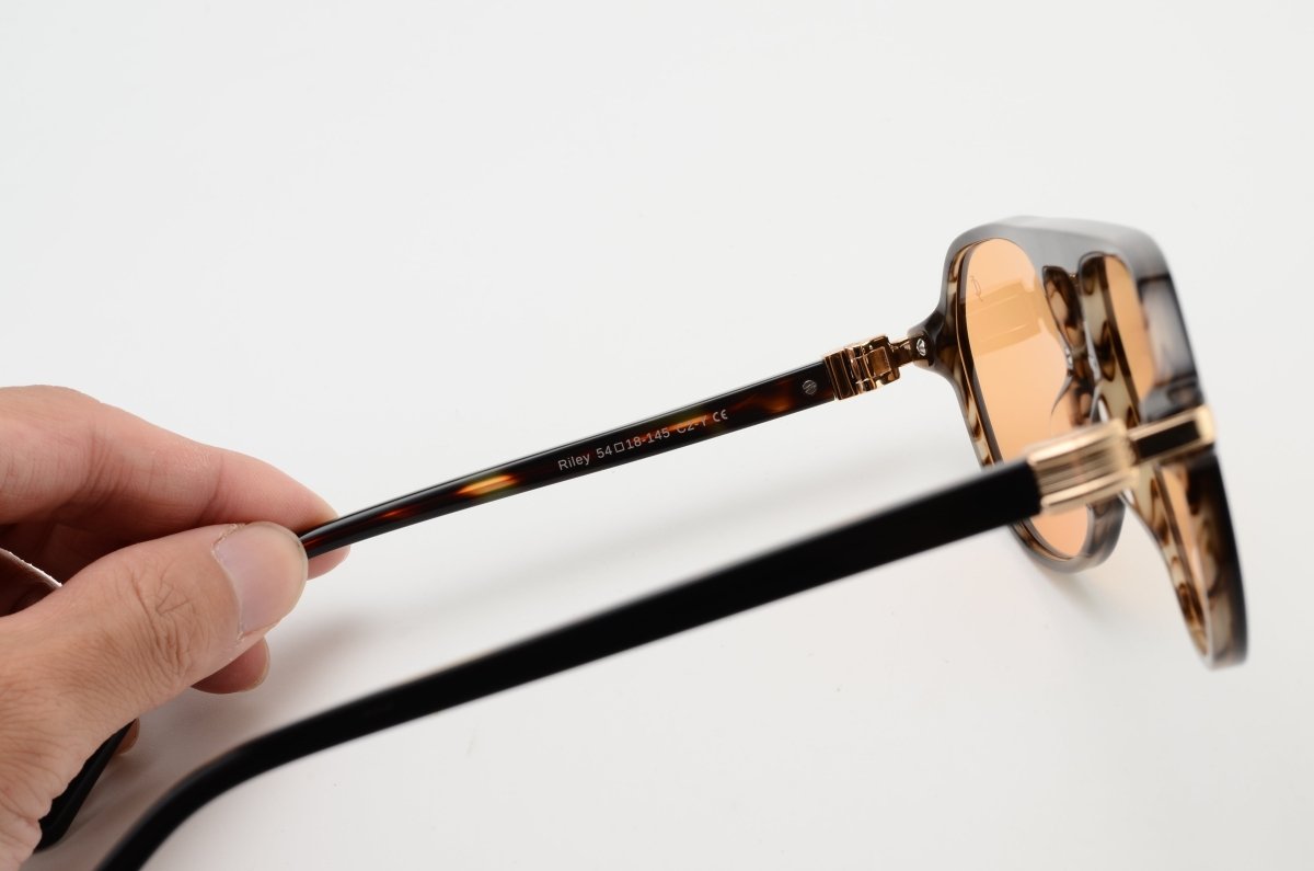 Lunettes de soleil hommes: Jeff Carter Riley Jaune - Drlunettes