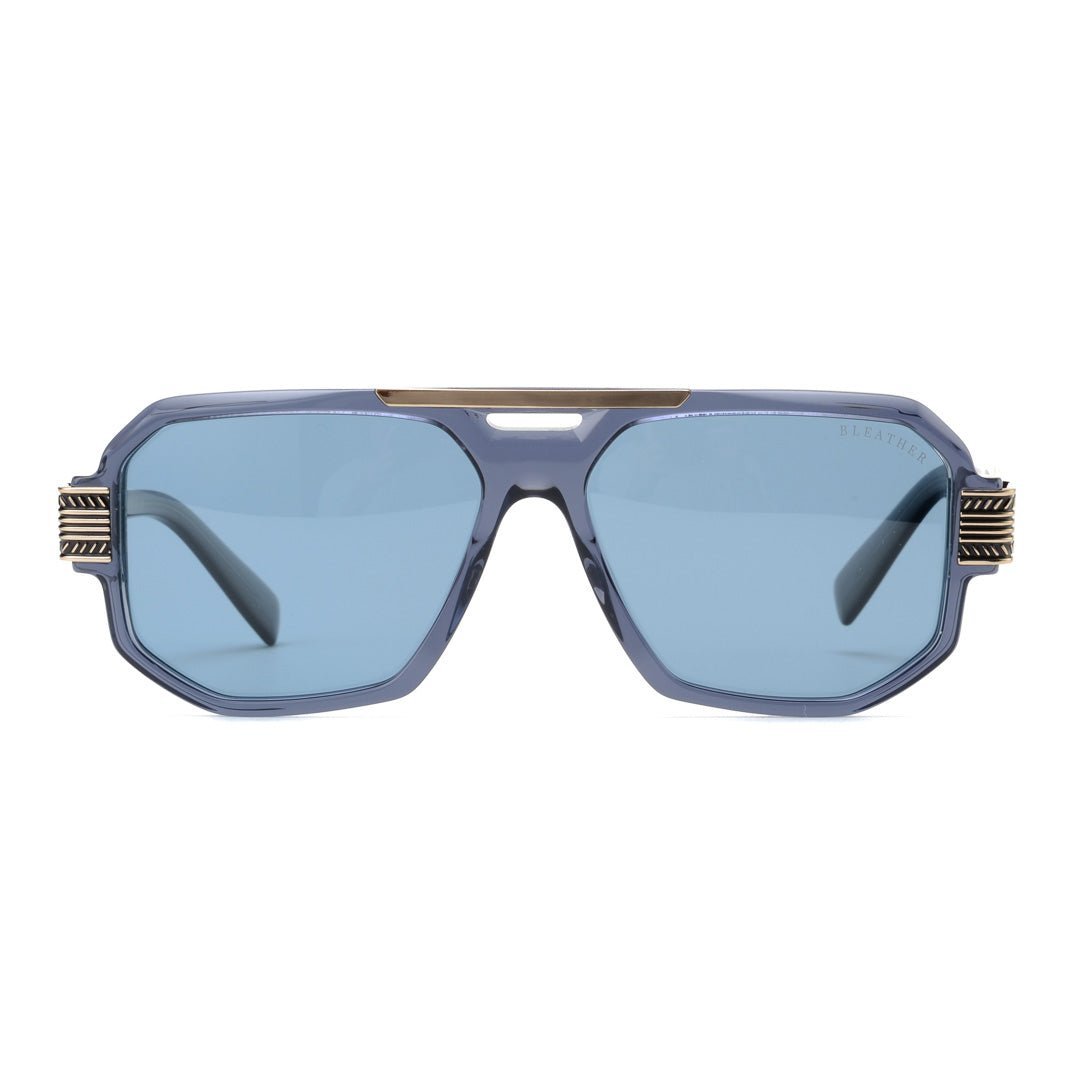 Lunettes de soleil unisex: Bleather Avalon Bleu - Drlunettes