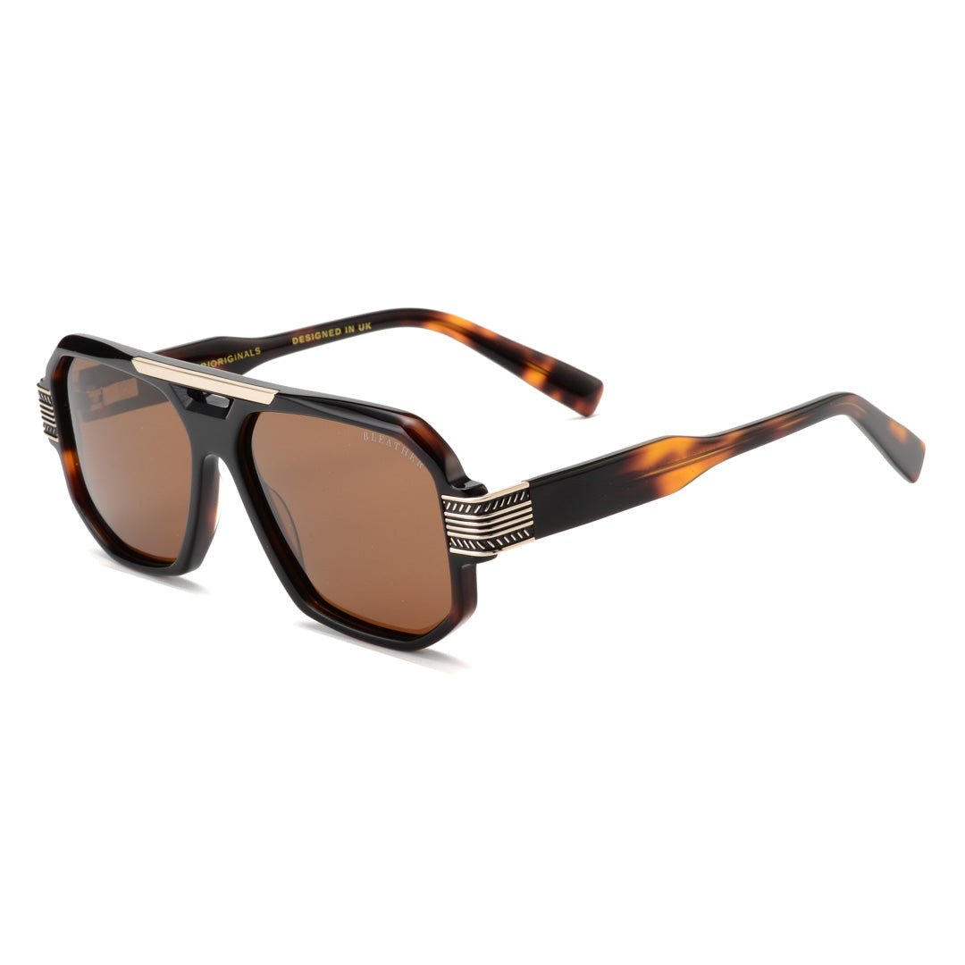 Lunettes de soleil unisex: Bleather Avalon Havane - Drlunettes