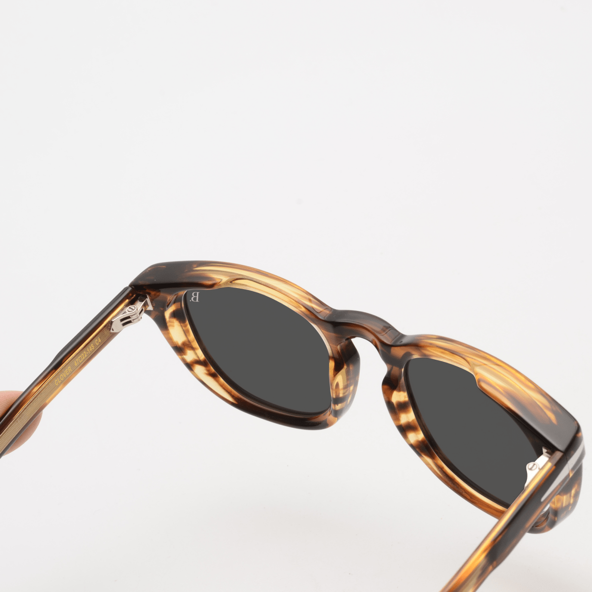 Lunettes de soleil unisex: Bleather CLOVER C4 Noir/Havane - Drlunettes