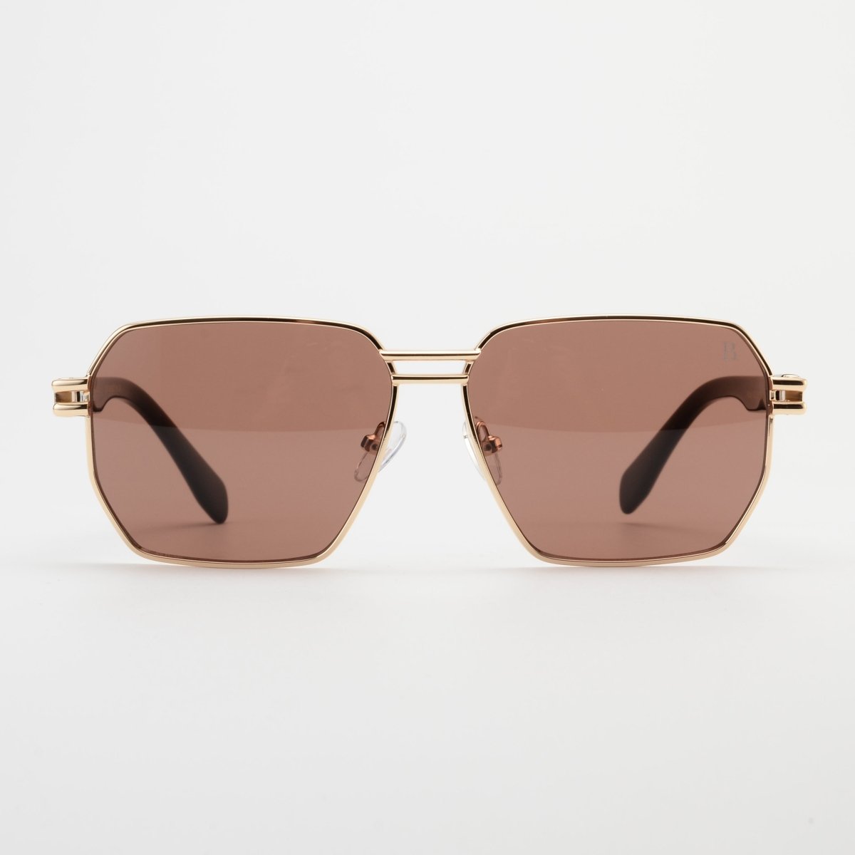 Lunettes de soleil unisex: Bleather Harper Marron/Doré - Drlunettes