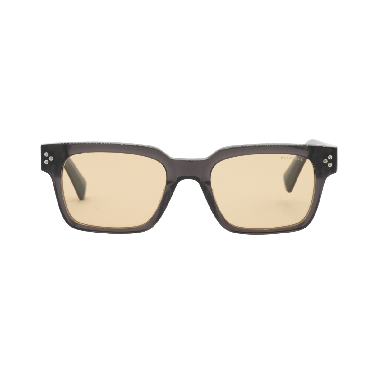 Lunettes de soleil unisex: Bleather Harper'A Jaune trans/Gris - Drlunettes