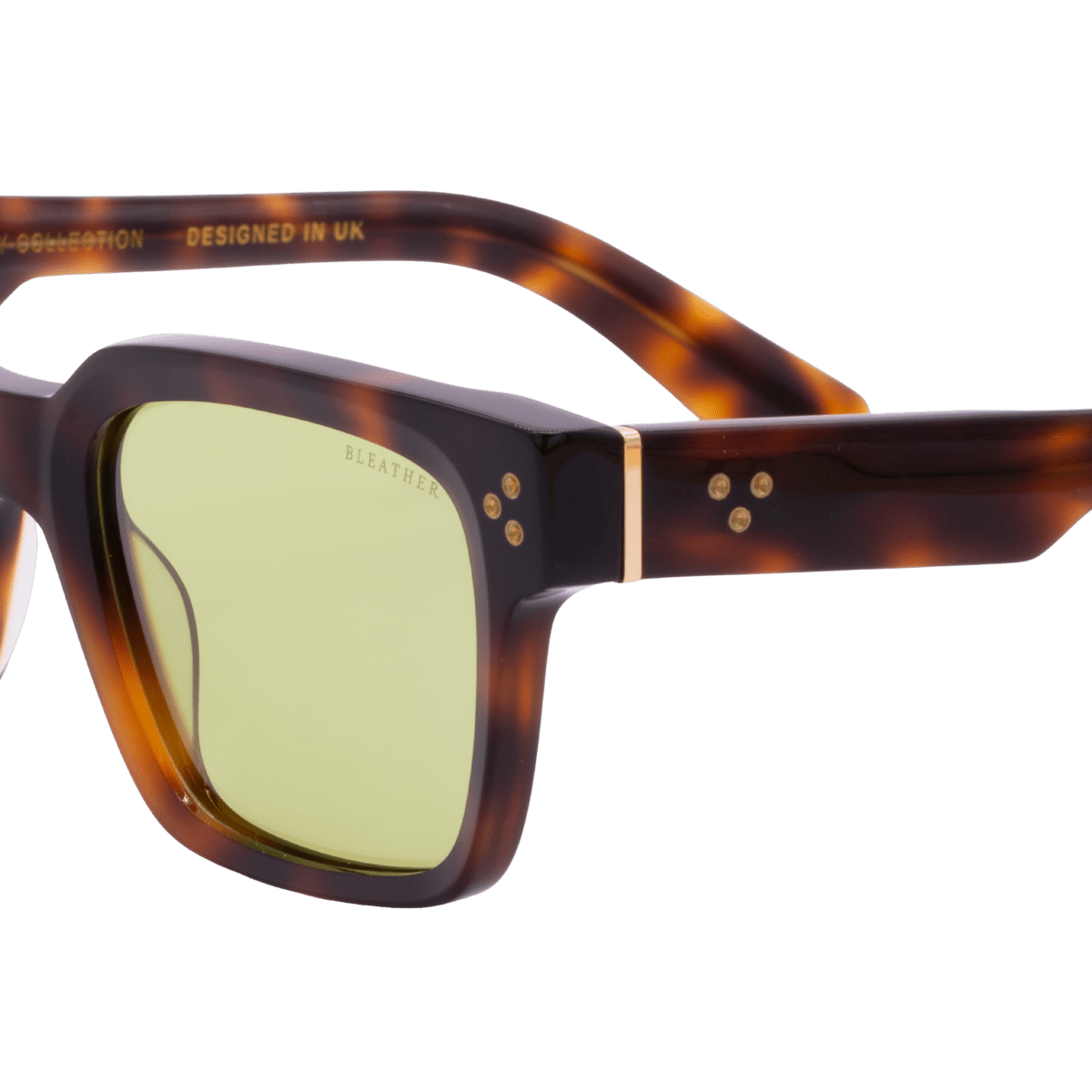 Lunettes de soleil unisex: Bleather Harper'A Vert trans/Havane - Drlunettes
