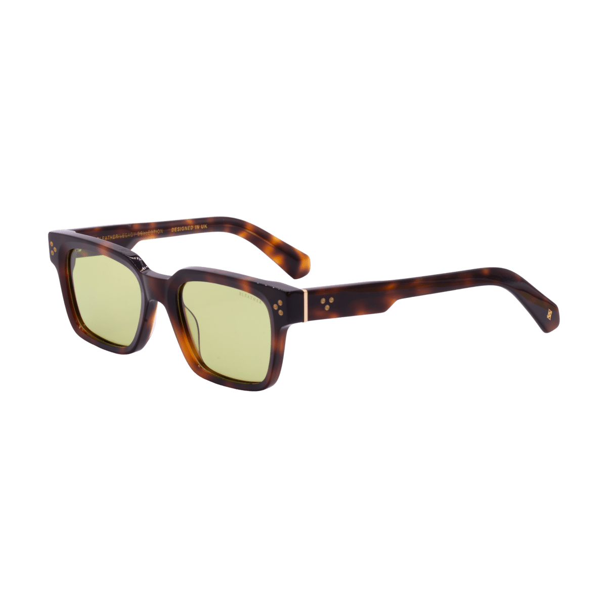 Lunettes de soleil unisex: Bleather Harper'A Vert trans/Havane - Drlunettes