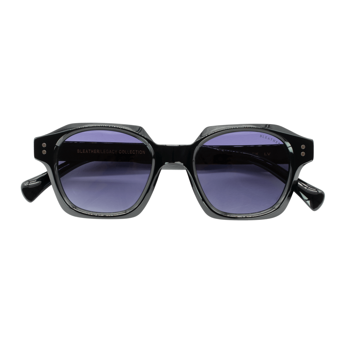 Lunettes de soleil unisex: Bleather IVY Noir dég/Noir - Drlunettes