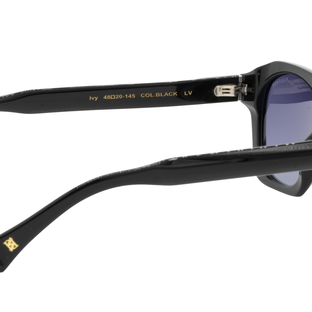 Lunettes de soleil unisex: Bleather IVY Noir dég/Noir - Drlunettes