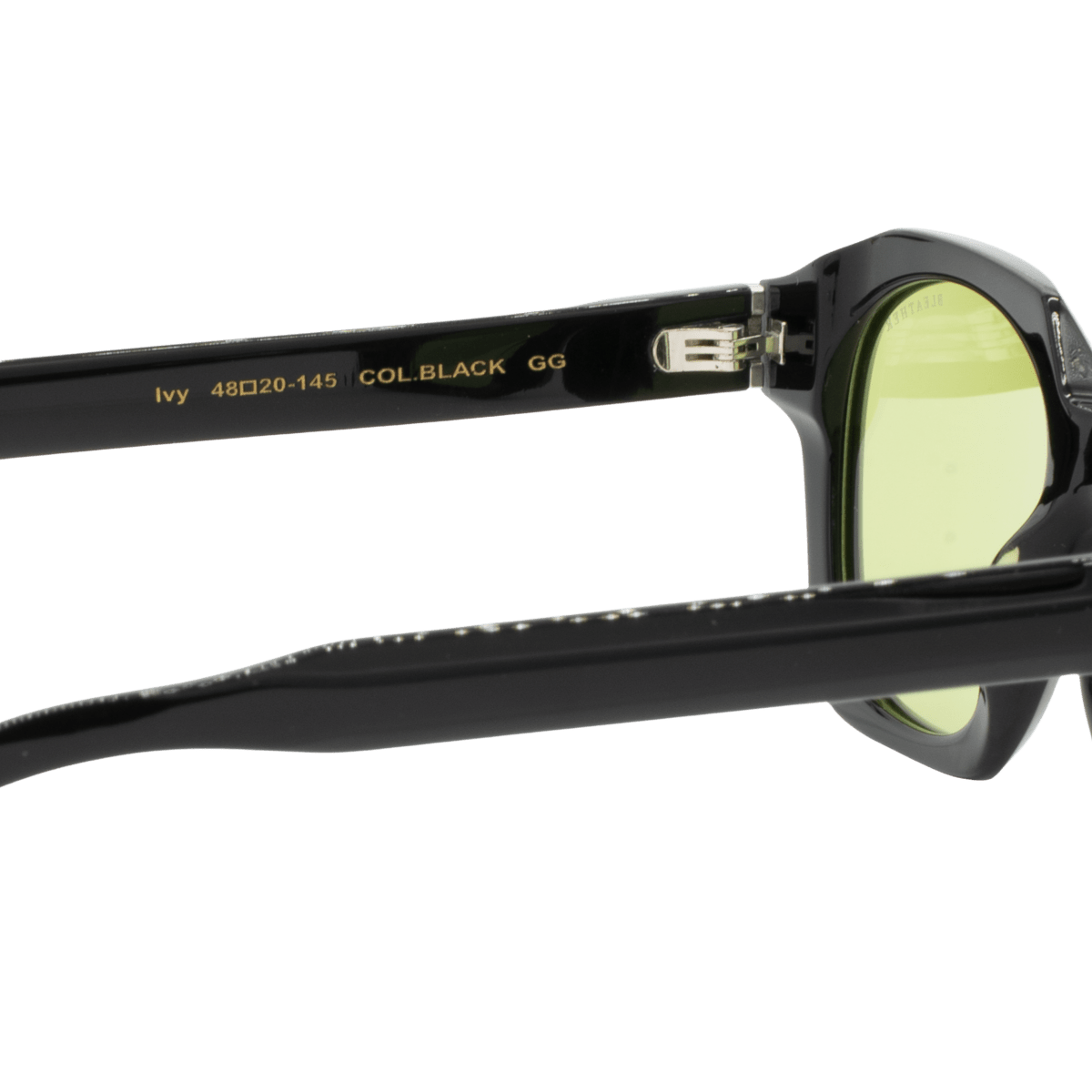 Lunettes de soleil unisex: Bleather IVY Vert trans/Noir - Drlunettes