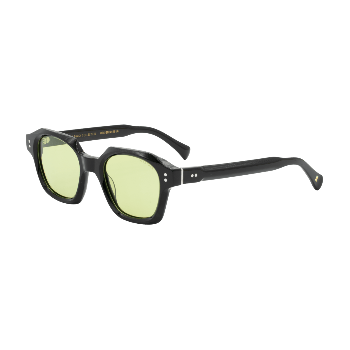 Lunettes de soleil unisex: Bleather IVY Vert trans/Noir - Drlunettes