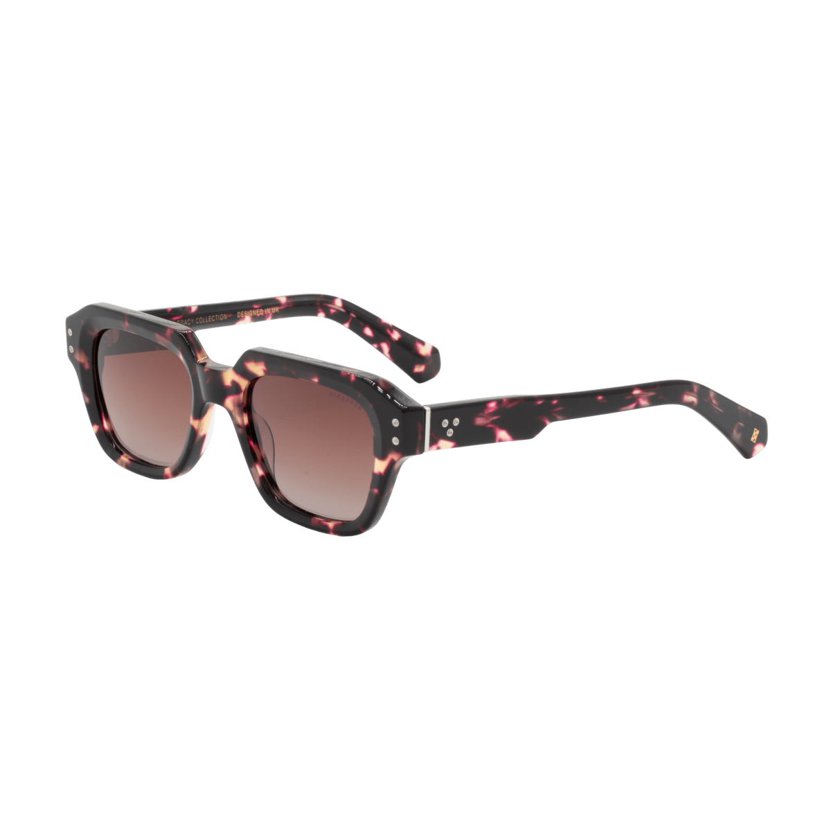 Lunettes de soleil unisex: Bleather Lennox Marron/Coloré - Drlunettes