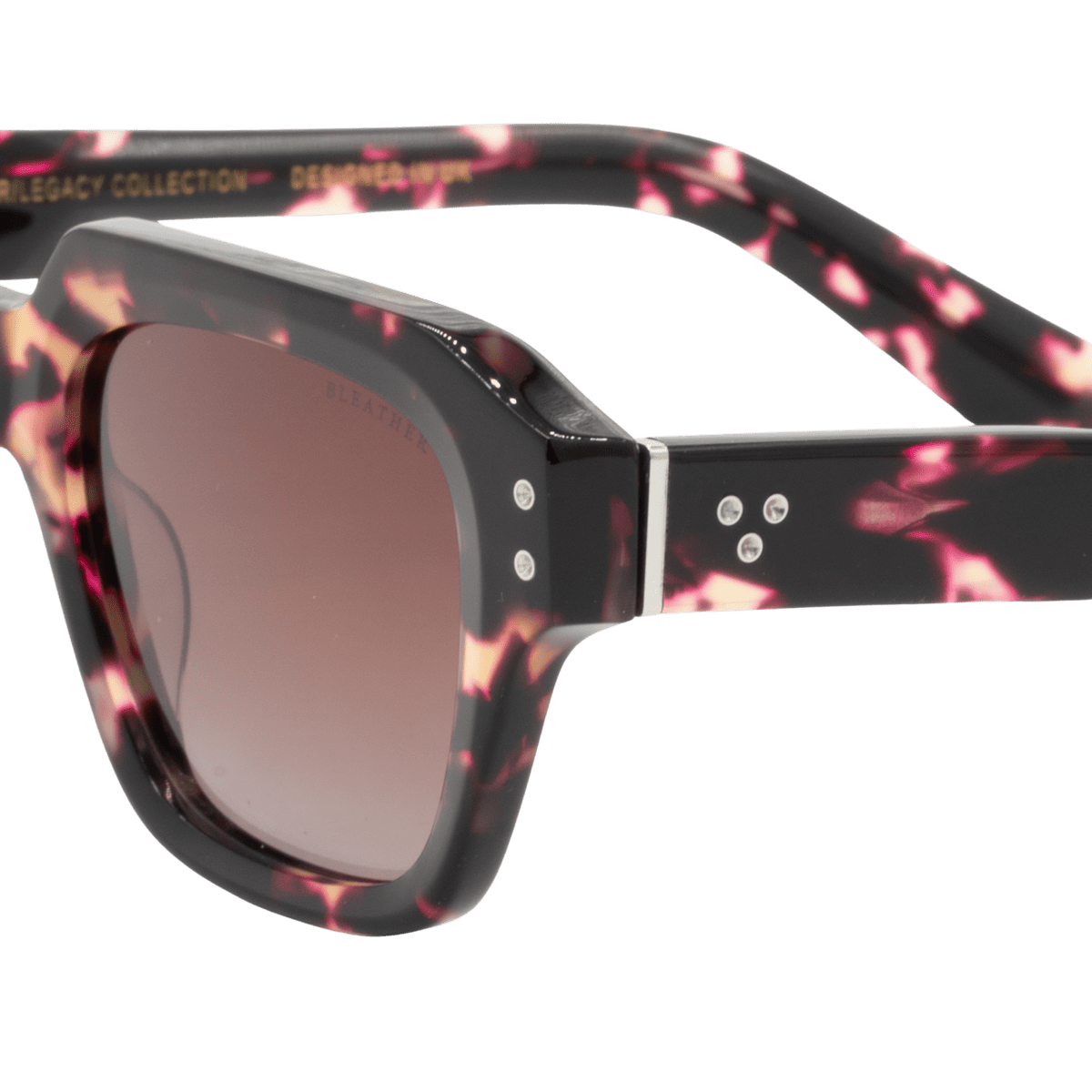 Lunettes de soleil unisex: Bleather Lennox Marron/Coloré - Drlunettes