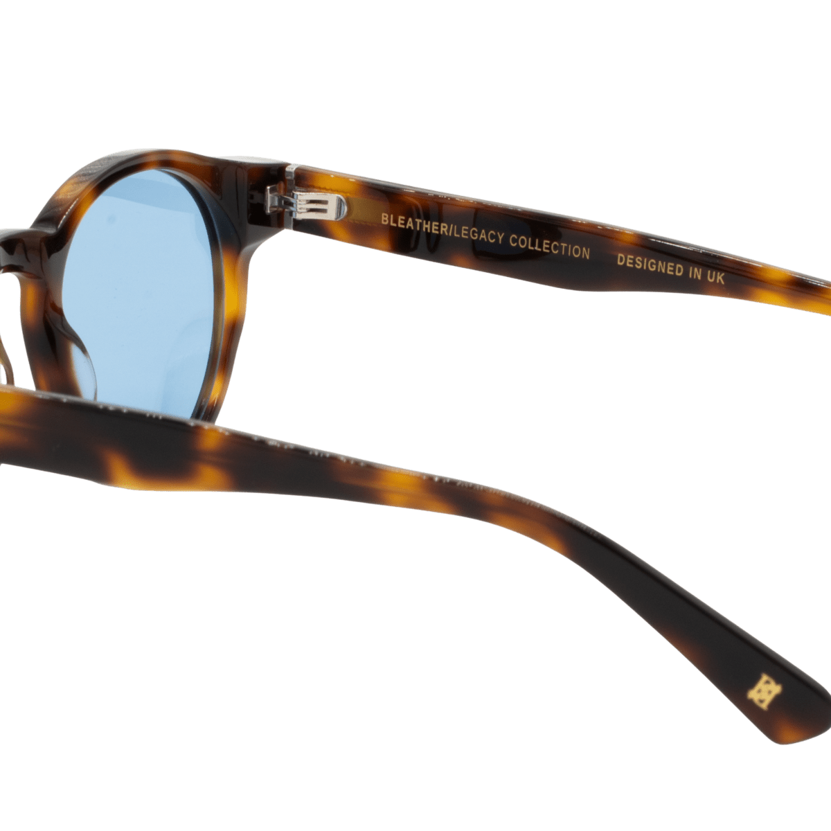 Lunettes de soleil unisex: Bleather Lio Bleu trans/Havane - Drlunettes