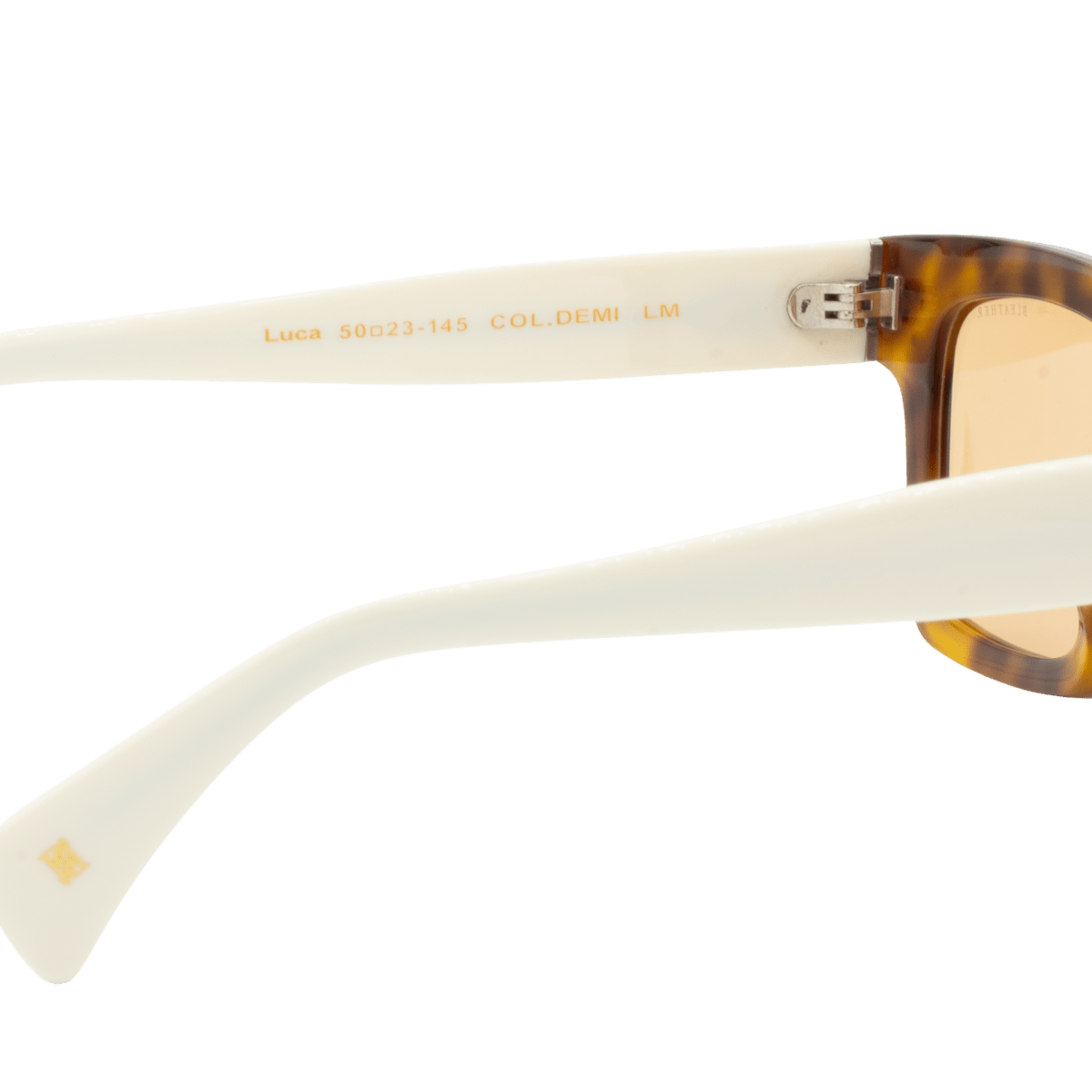 Lunettes de soleil unisex: Bleather LUCA Mr/Havane;Blanc - Drlunettes