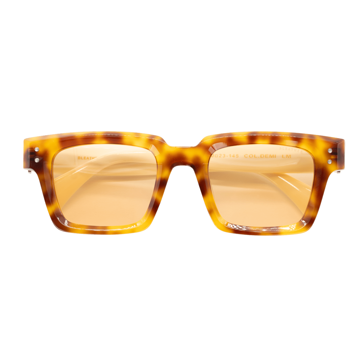 Lunettes de soleil unisex: Bleather LUCA Mr/Havane;Blanc - Drlunettes