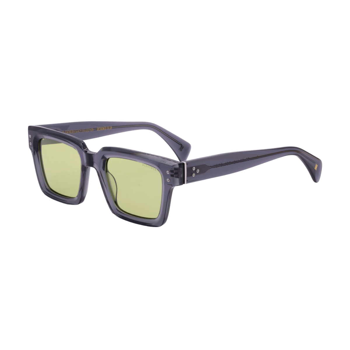 Lunettes de soleil unisex: Bleather LUCA Vert trans/Grey - Drlunettes