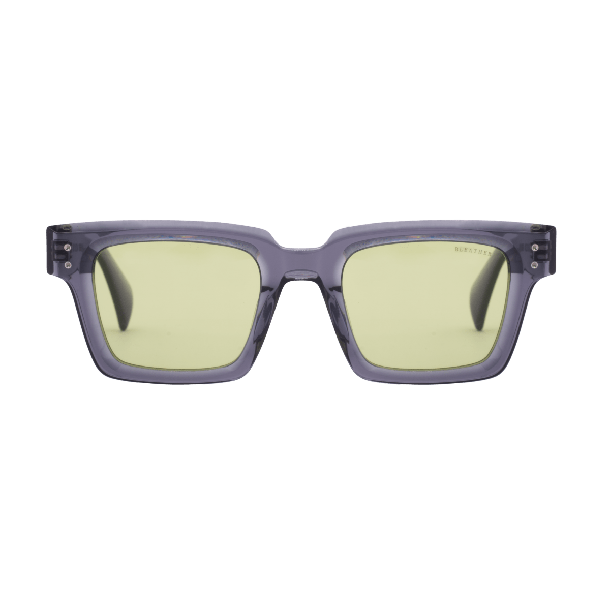 Lunettes de soleil unisex: Bleather LUCA Vert trans/Grey - Drlunettes